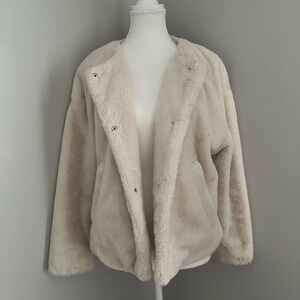 Zara Faux Fur Bomber Jacket
